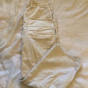 Aritzia white cargo pants